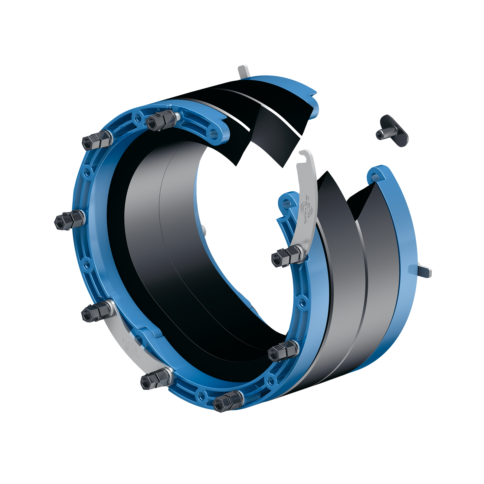 Ansicht eines Curaflex Nova® Uno/breit/T Dichtungseinsatzes von DOYMA.